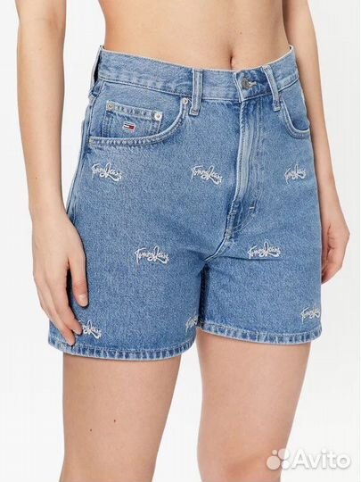 Шорты джинсовые женские Tommy Jeans MomDenimShort