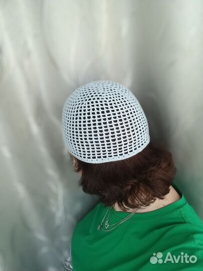 Шапочка крючком женская