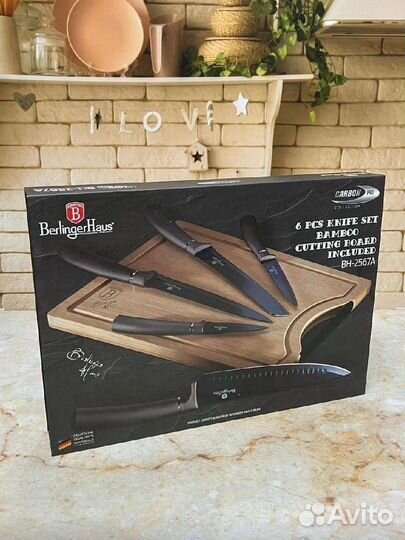 Подарочный набор ножей + разделочная доска