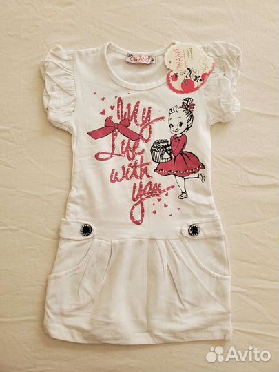 Одежда на девочку новая 1 год с этикетками