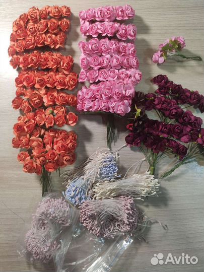 Бумажные цветочки