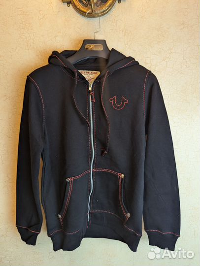 Худи зипка true religion box logo