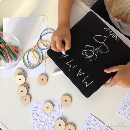 Геоборд с металлическими штырьками