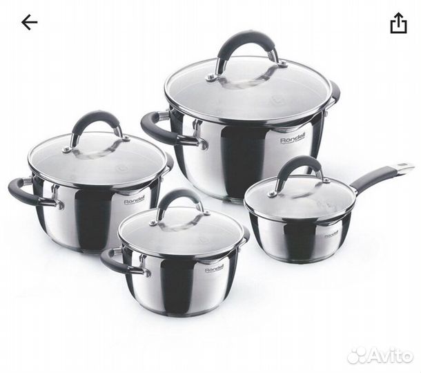 Набор посуды Rondell Flamme