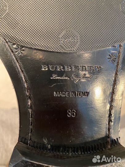 Burberry ботинки