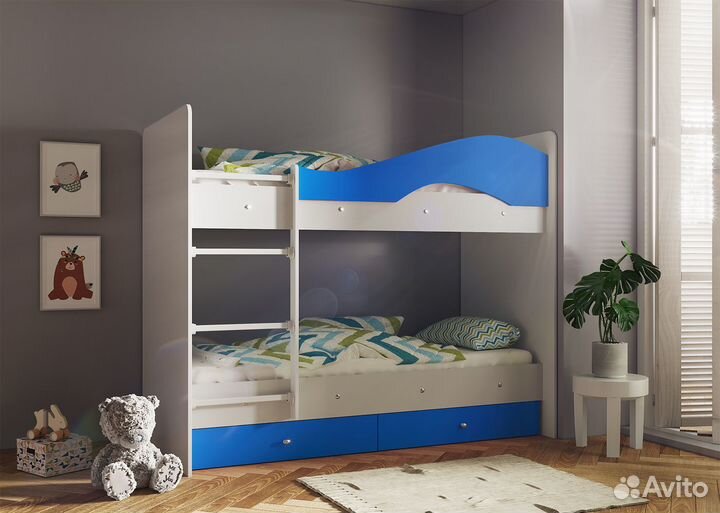 Детская двухярусная кровать