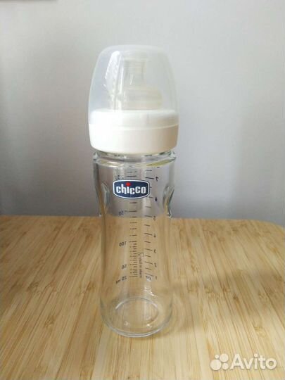 Бутылочка chicco стекло