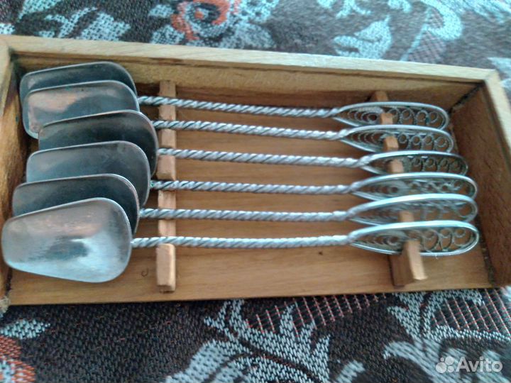 Чайные ложки мельхиор СССР