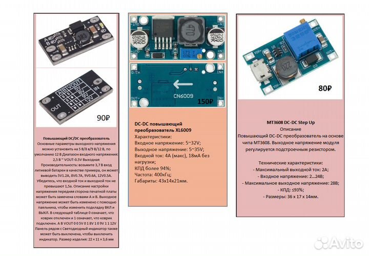 DC-DC Преобразователи - понижающие, повышающие