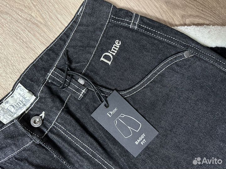 Джинсы Dime classic baggy denim pants S