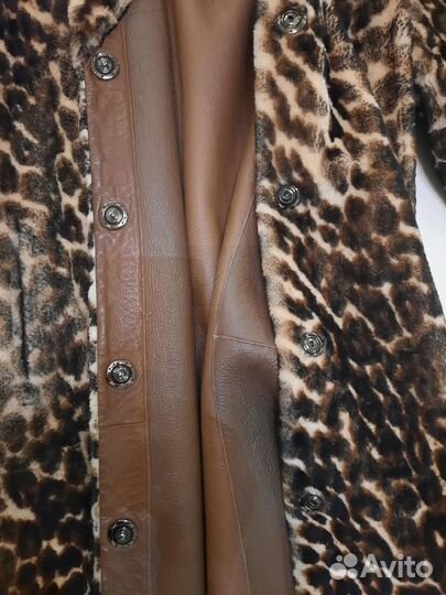 Шуба из натуральной овчины 46р