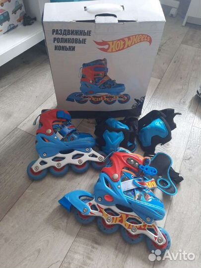 Роликовые коньки детские раздвижные