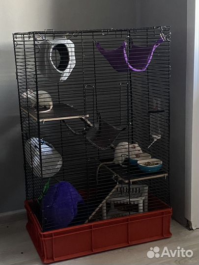 Клетка для грызунов 60x40x88