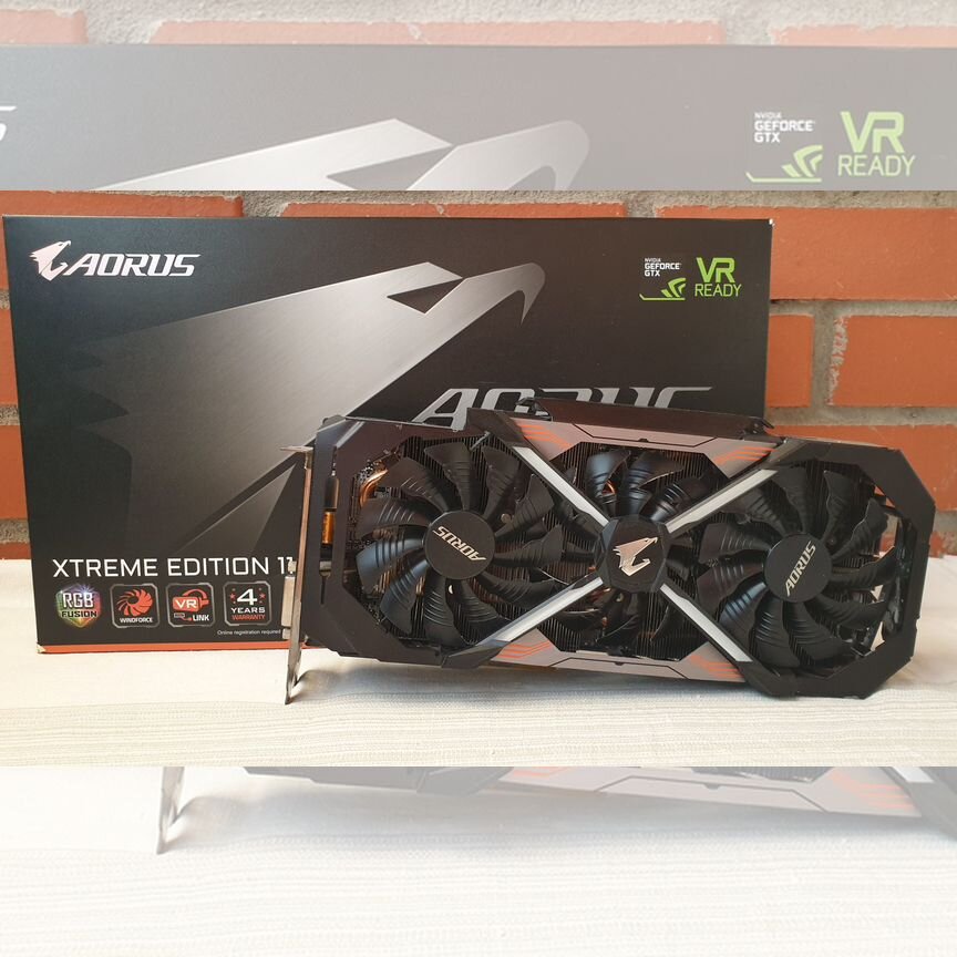 aorus geforce gtx 1080 ti - Купить компьютерные комплектующие