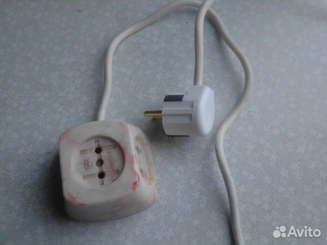 Удлинитель 113см, 3 гнезда