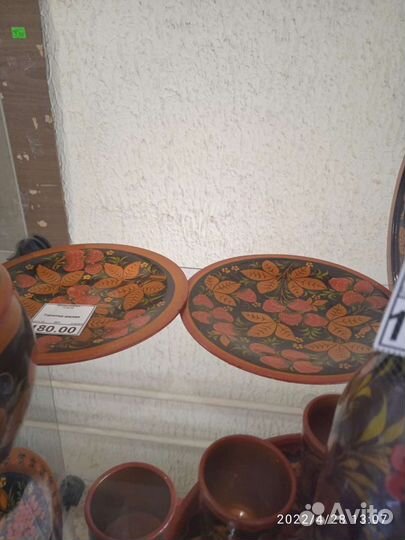 Посуда, дерево, Хохлома