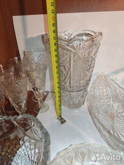 Хрусталь, ваза, салатник