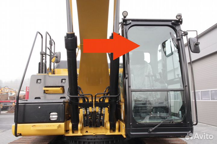 Caterpillar D5 K XL стекло лобовое