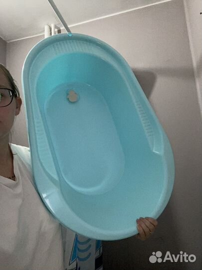 Ванночка для купания с термометром