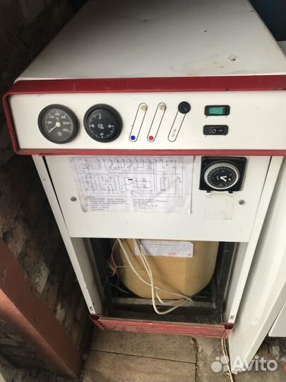 Котел газовый и бойлер