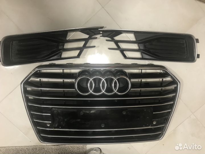 Решетка радиатора Audi A6 C7 рестайлинг