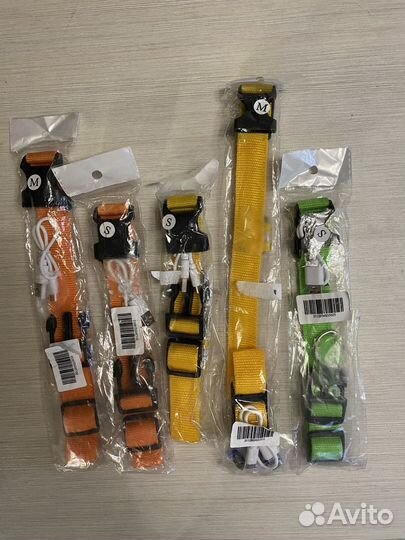 Светящийся ошейник для крупных собак S,M, новые