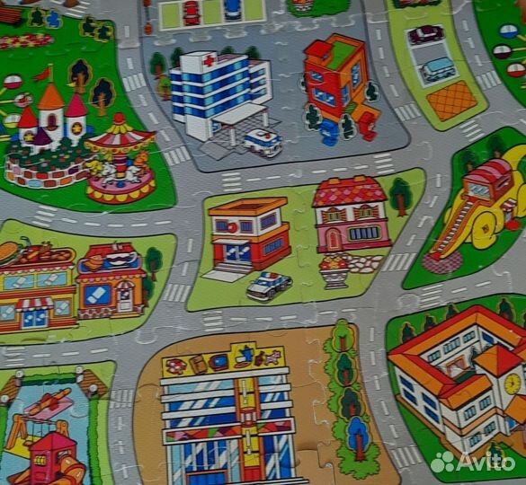 Развивающий коврик пазл