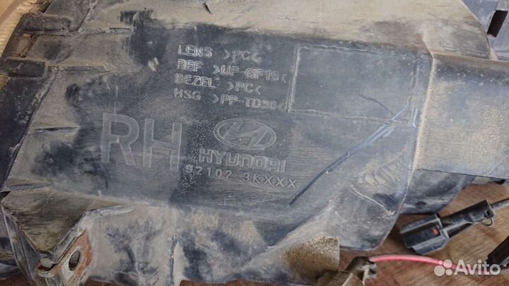 Фара правая Hyundai Sonata 5 NF 2004-2010
