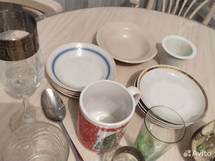 Чашка, блюдце, рюмка, бокал б/у