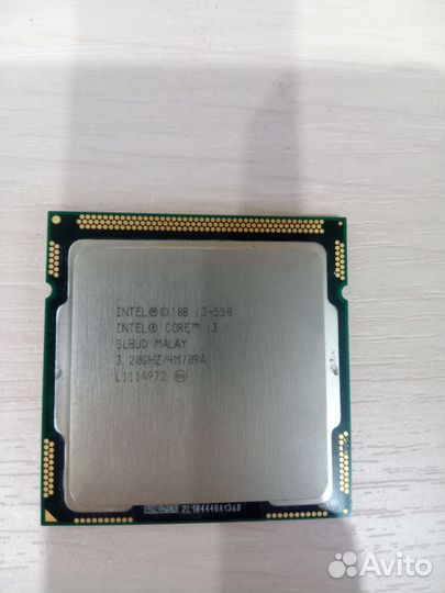 Процессор Intel Core i3-550 3,2 GHz, 2 ядра