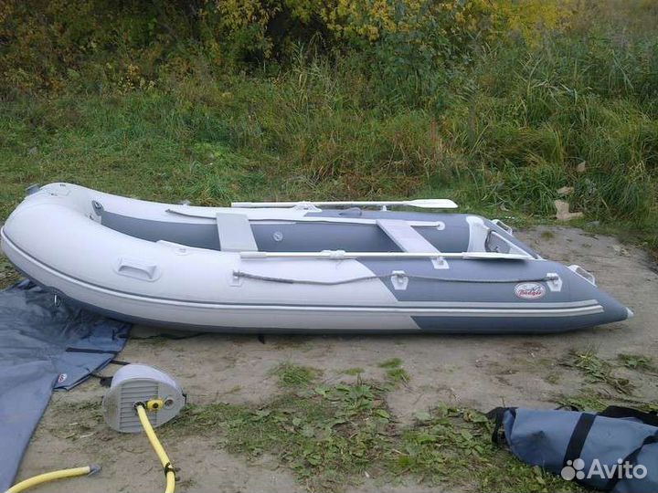 Надувная лодка пвх бу с мотором