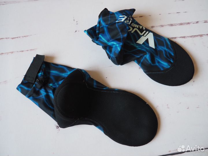 Носки для пляжного волейбола vincere blue. новые