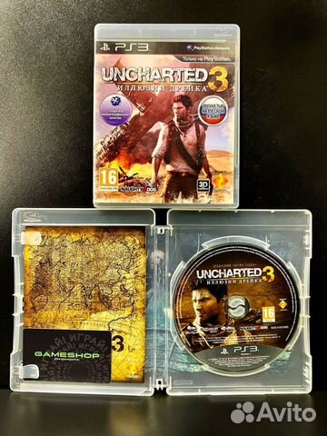 Uncharted 3 Иллюзии Дрейка PS3 купить в Москве | Электроника | Авито