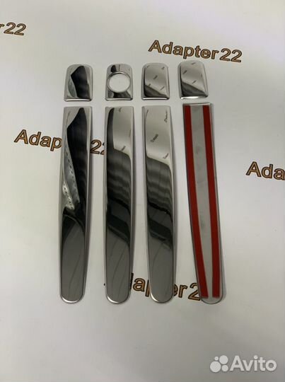 Накладки на ручки хром нерж сталь Camry50/55 11-17