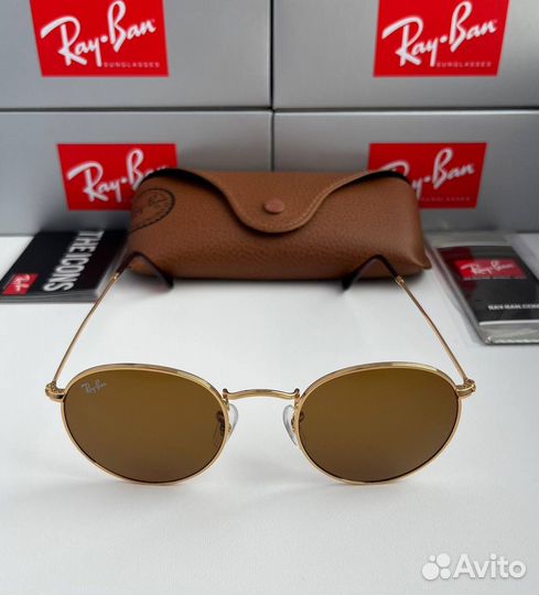 Солнцезащитные очки ray ban round metal