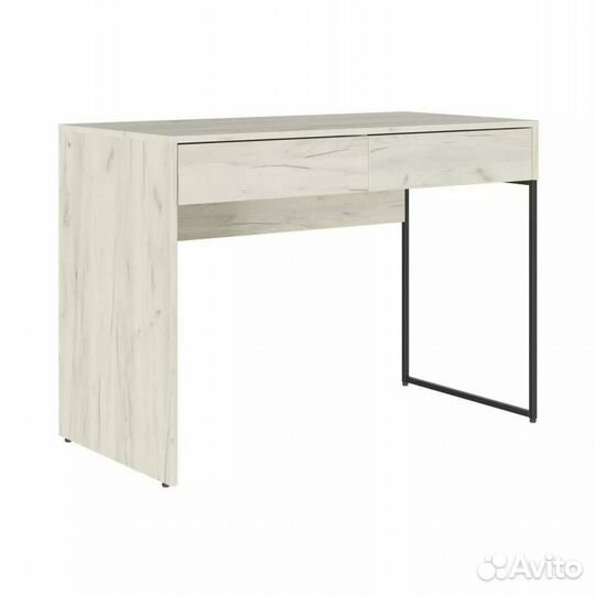 Лофт стол письменный Дуб Крафт Белый