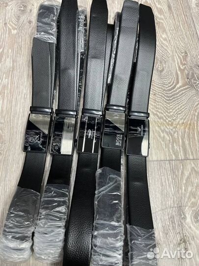 Мужской ремень кожаный
