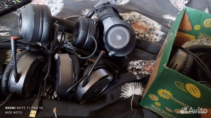 Игровые наушники Bloody, под восстановление