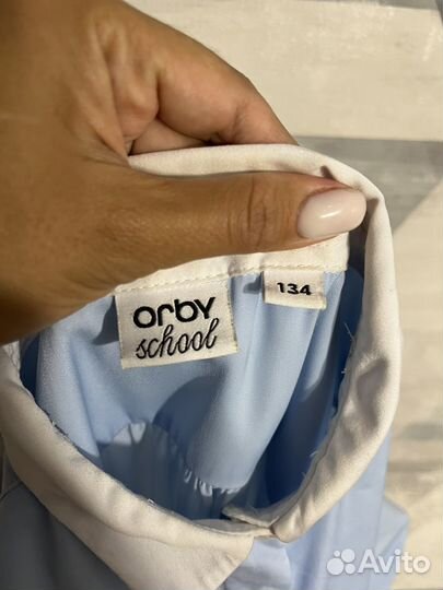 Голубая блузка Orby 134