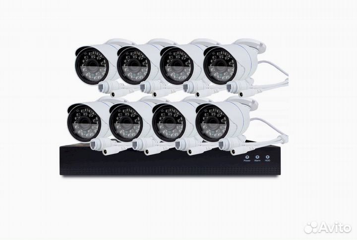 Комплект видеонаблюдения IP Ps-Link на 8 камер