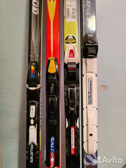 Беговые лыжи Atomic Salomon c креплениями