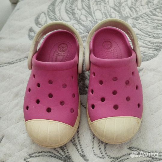 Crocs сабо на девочку 25 размер