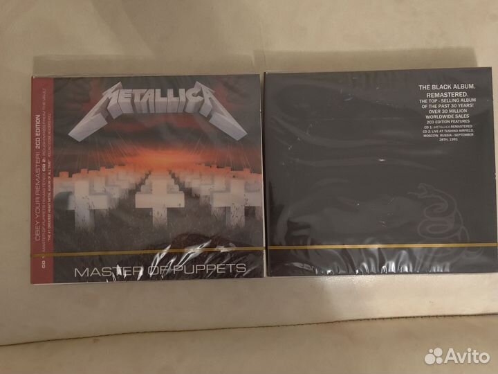 Cd диски новые Metallica
