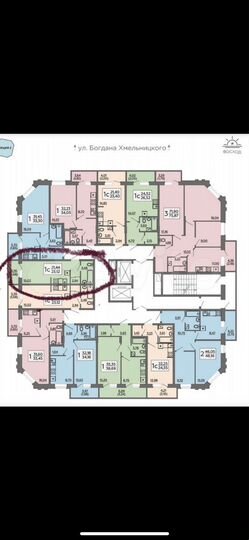 Квартира-студия, 23,5 м², 9/19 эт.