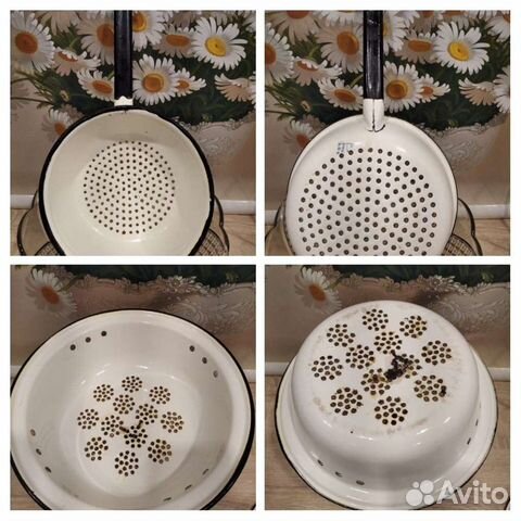 Эмаль СССР дуршлаг