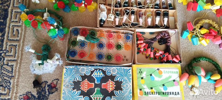 Гирлянды ссср,лесная сказка, фонарики, радуга 1