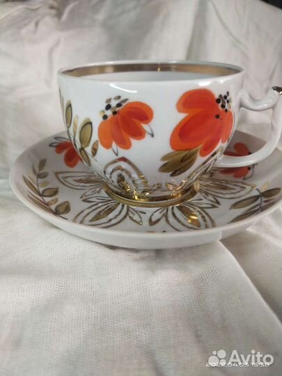 Чайные пары и чашки вербилки СССР
