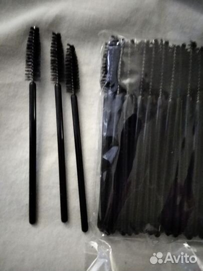 Щеточки для ресниц, палочки ватные