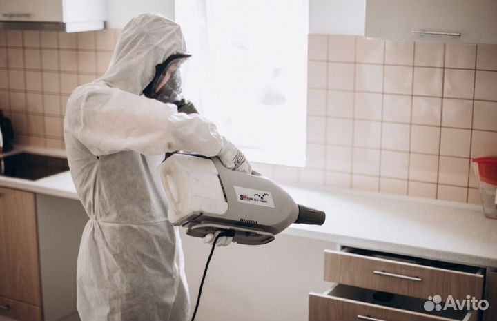 Средство для Уничтожения клопов травля тараканов дезинфекции