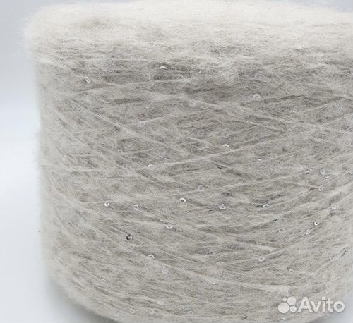 Пряжа бобинная с пайетками Ecafil Athena